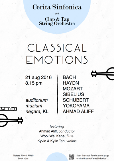 Classical Emotions, Aug 2016 Classical Emotions poster