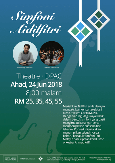 Simfoni Aidilfitri, Jun 2018 Simfoni Aidilfitri poster