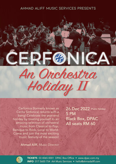 An Orchestra Holiday II, Dec 2022 An Orchestra Holiday II poster